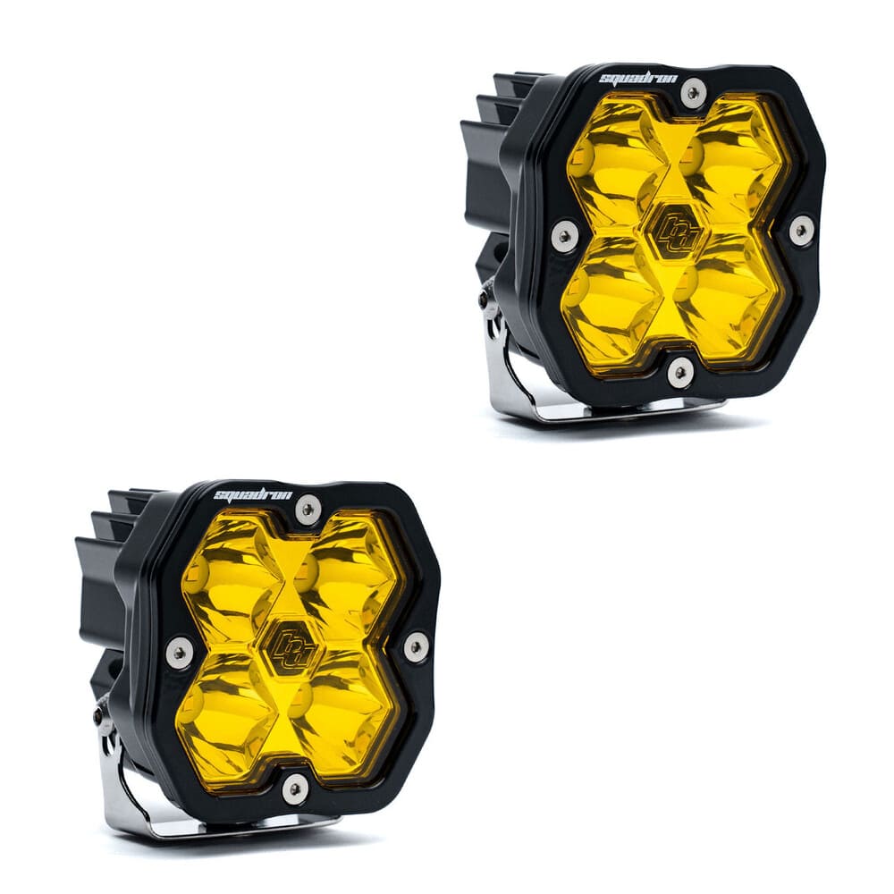 Baja Designs Squadron 2.0 Sport Black LED Auxiliary Universal Pod Light - Pair