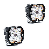 Baja Designs Squadron 2.0 Sport Black LED Auxiliary Universal Pod Light - Pair
