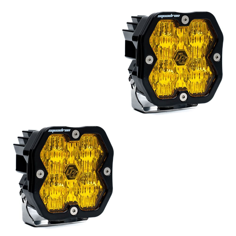 Baja Designs Squadron 2.0 Sport Black LED Auxiliary Universal Pod Light - Pair