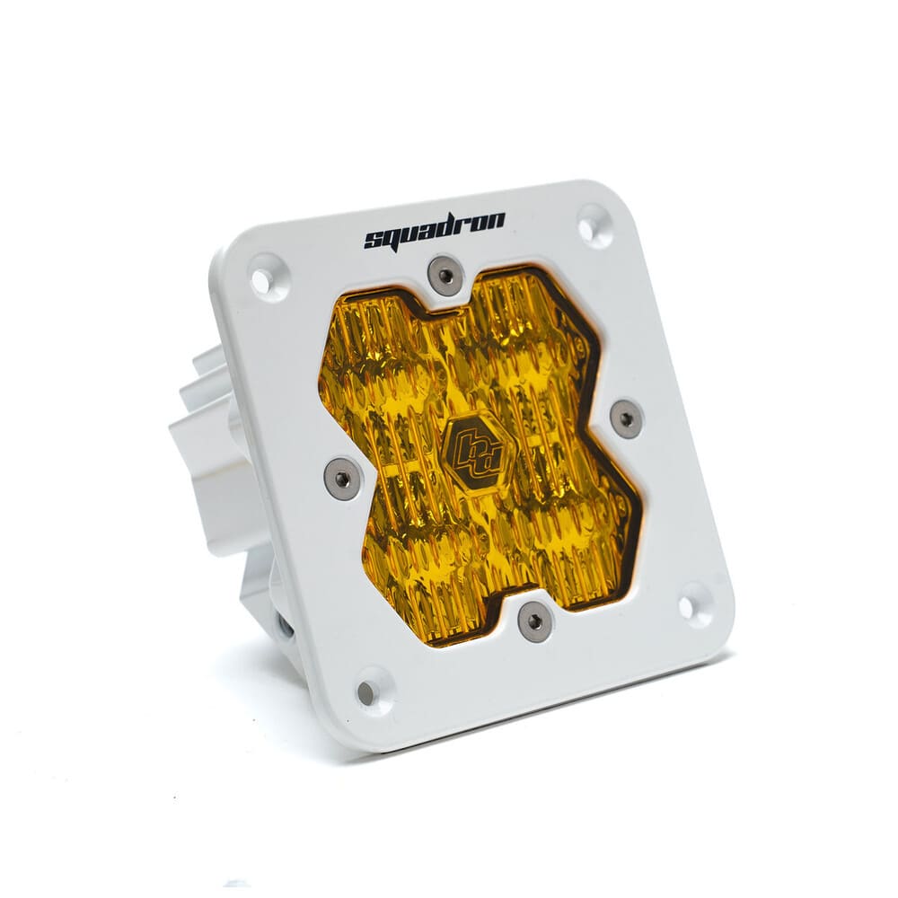 Baja Designs Squadron 2.0 Sport White Flush Mount Auxiliary LED Pod Light - Universal