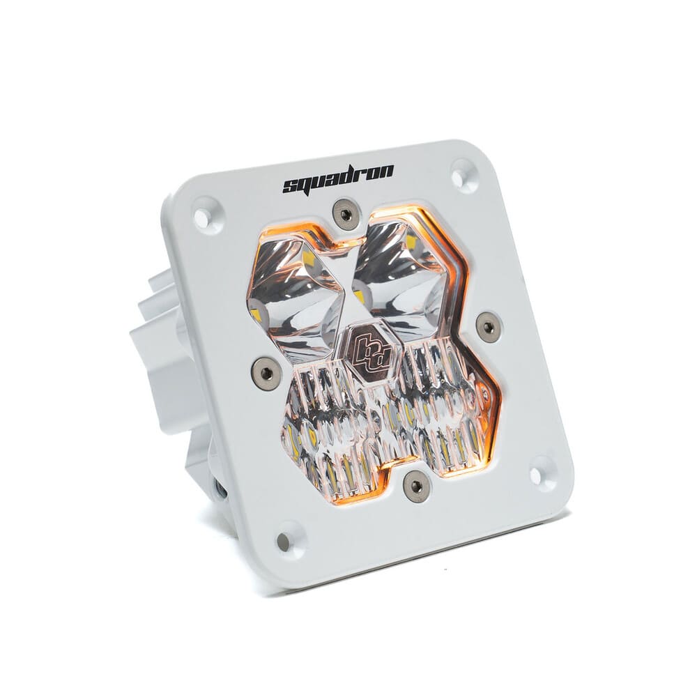 Baja Designs Squadron 2.0 Sport White Flush Mount Auxiliary LED Pod Light - Universal