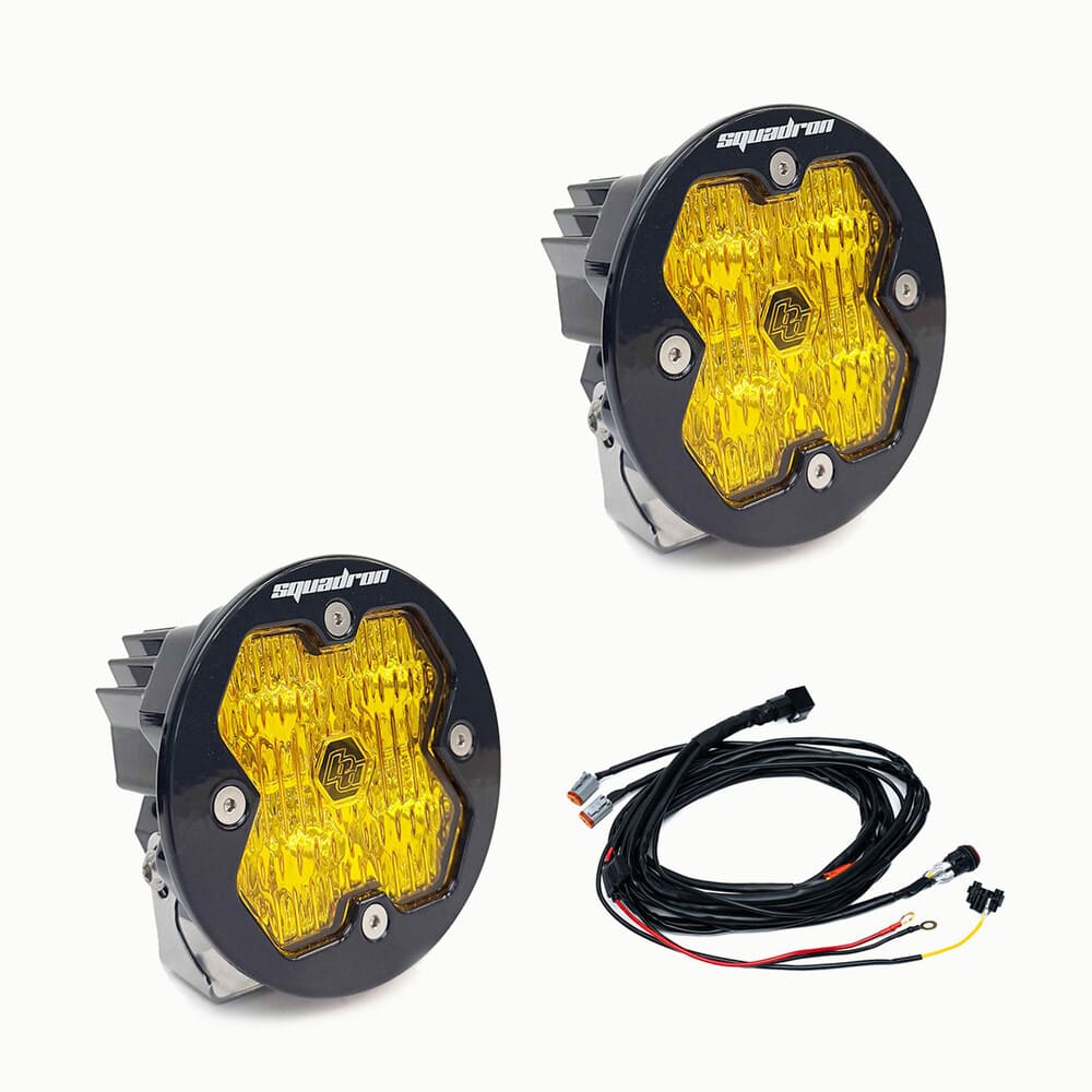 Baja Designs Squadron-R 2.0 Sport Black Auxiliary Universal LED Pod Li Baja Designs Squadron-R 2.0 Sport Black Auxiliary Universal LED Pod Li