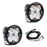 Baja Designs Squadron-R 2.0 Sport Black Auxiliary Universal LED Pod Light - Pair