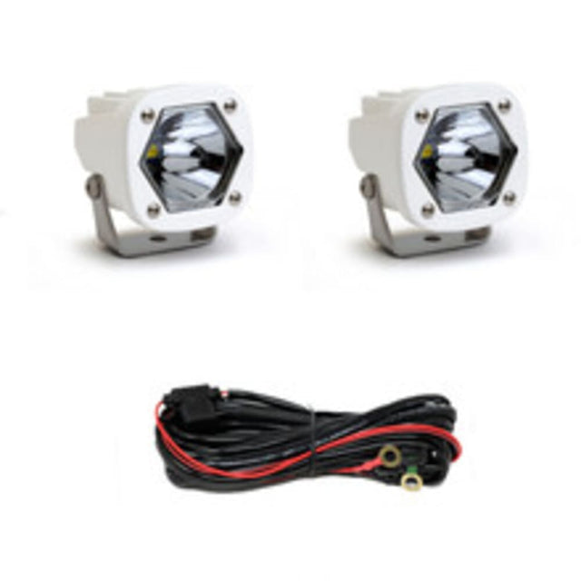 Baja Designs White Auxiliary LED Pod Light - Pair
