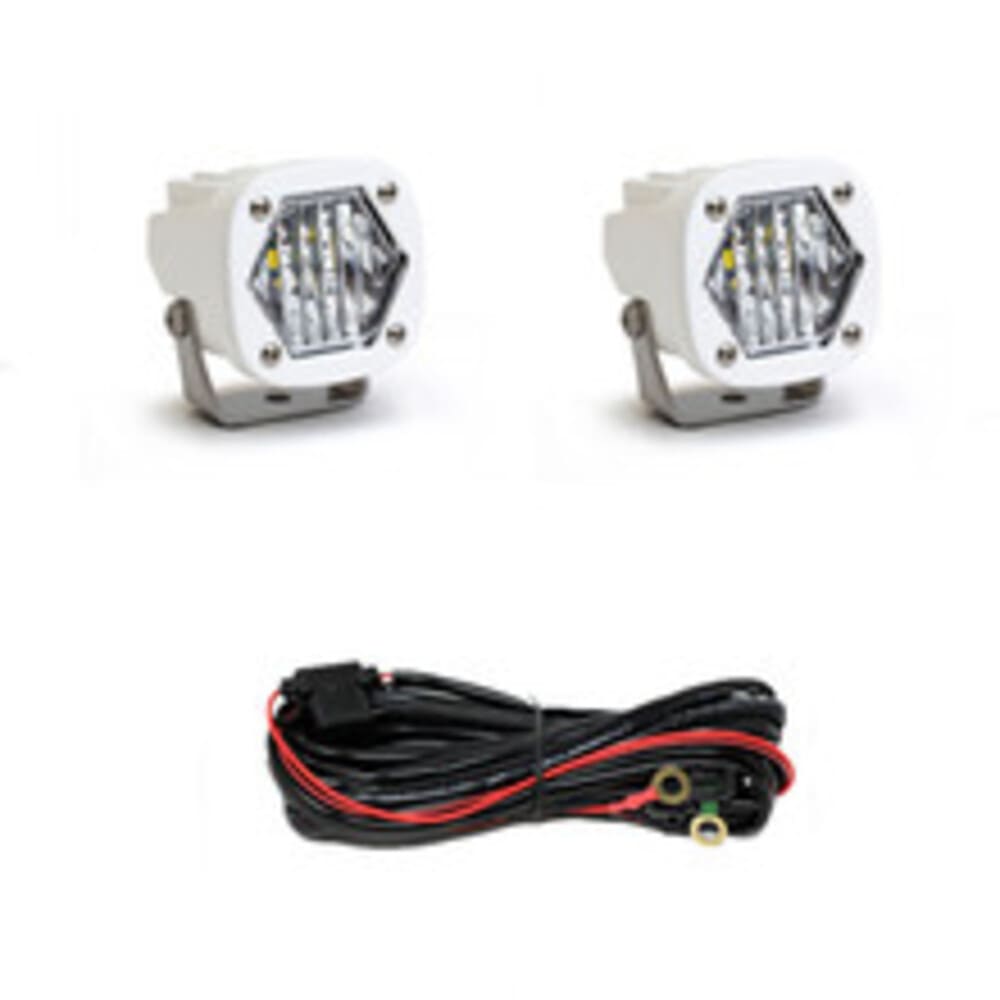 Baja Designs White Auxiliary LED Pod Light - Pair