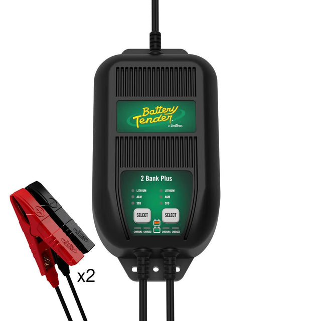Battery Tender 1.25 AMP 12V 2-Bank Battery Charger