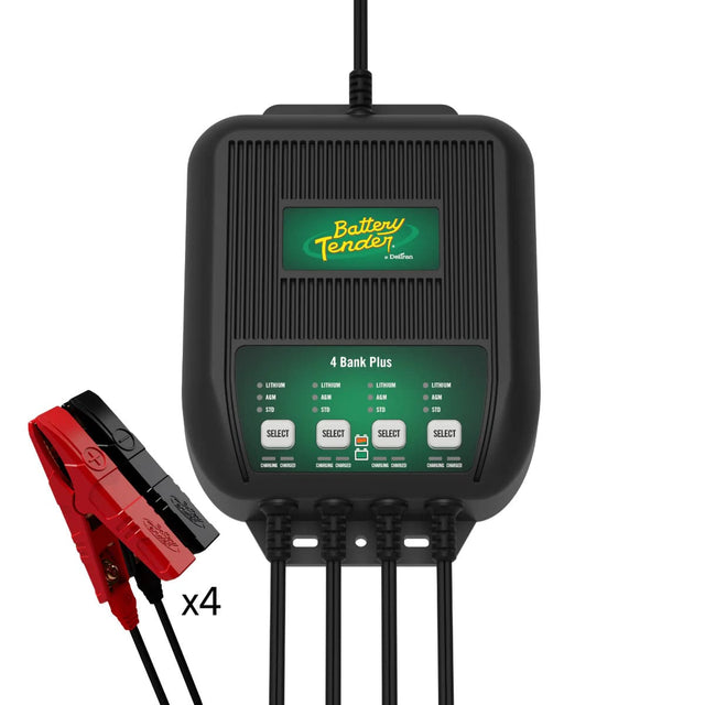 Battery Tender 1.25 AMP 12V 4-Bank Battery Charger