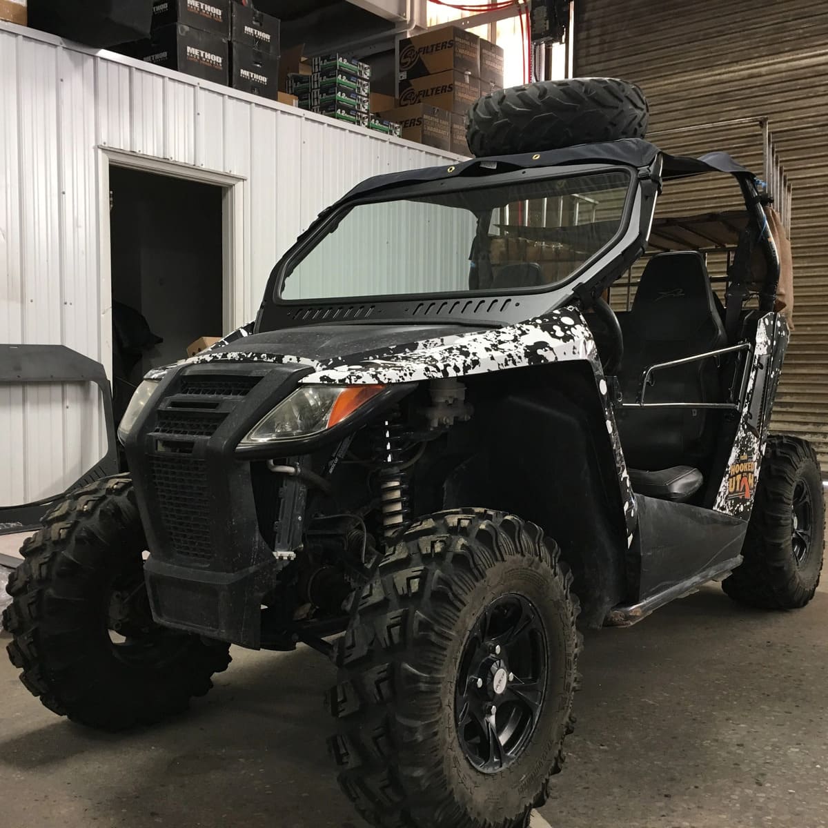 Bent Metal '14+ Arctic Cat Wildcat Trail/Sport Vented Windshield