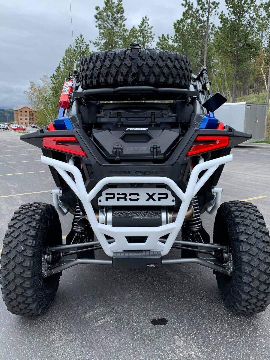 Bikeman Performance '20+ Polaris RZR Pro XP Big MO Full Exhaust System - Bare Stainless