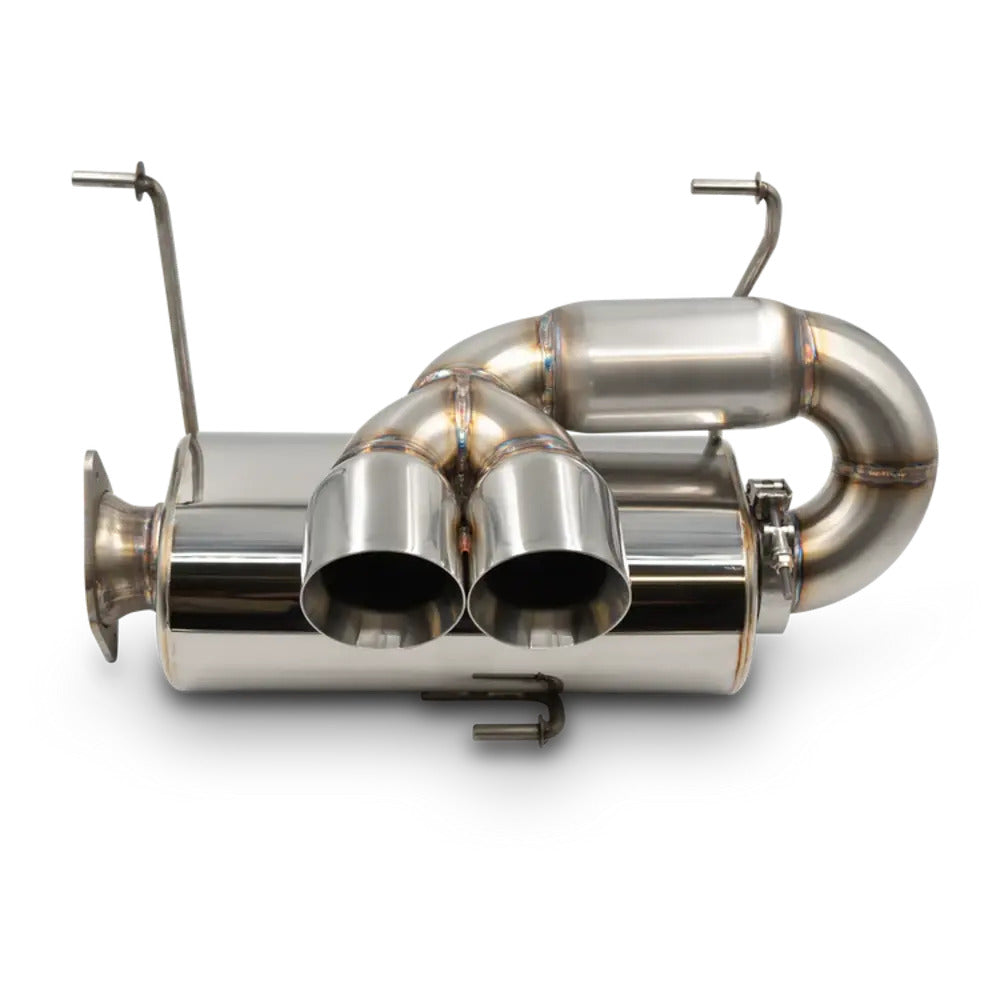 Bikeman Performance Polaris RZR Pro R Center Exit Slip On Exhaust with Dual 3.0'' Tip