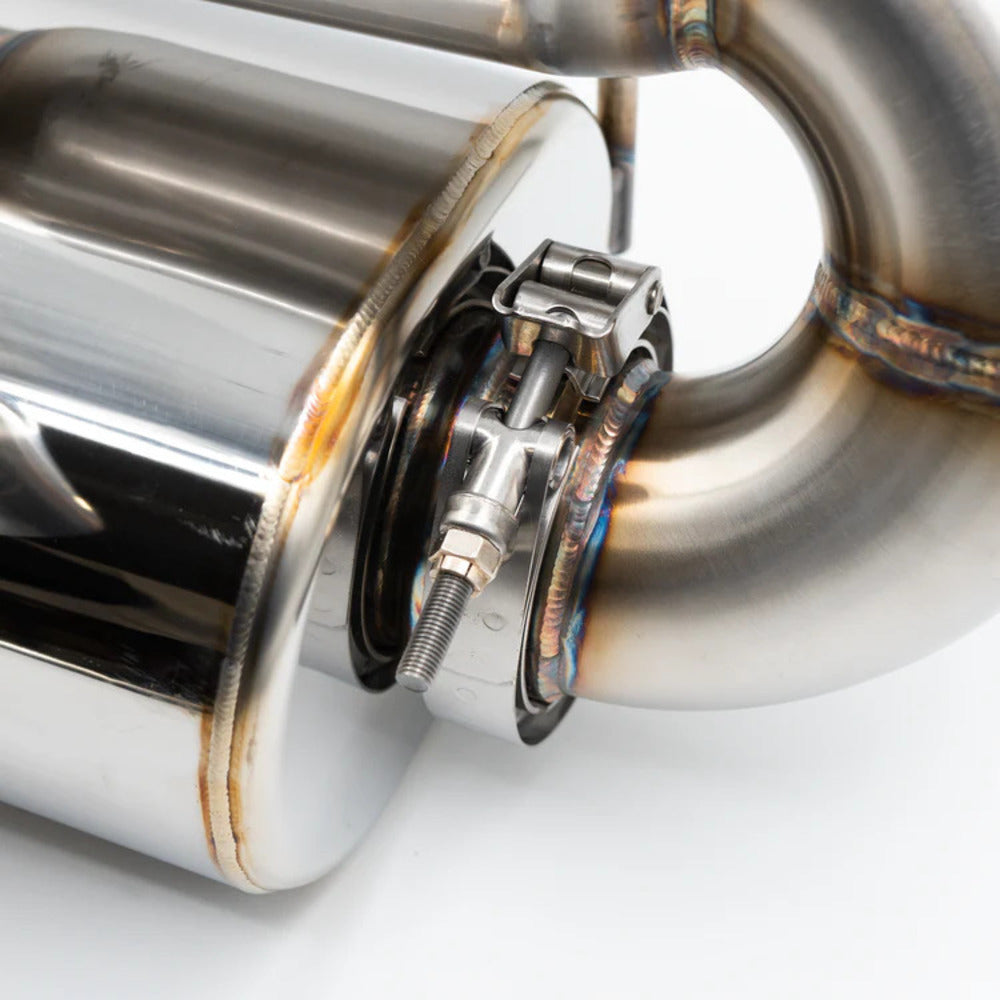 Bikeman Performance Polaris RZR Pro R Center Exit Slip On Exhaust with Dual 3.0'' Tip