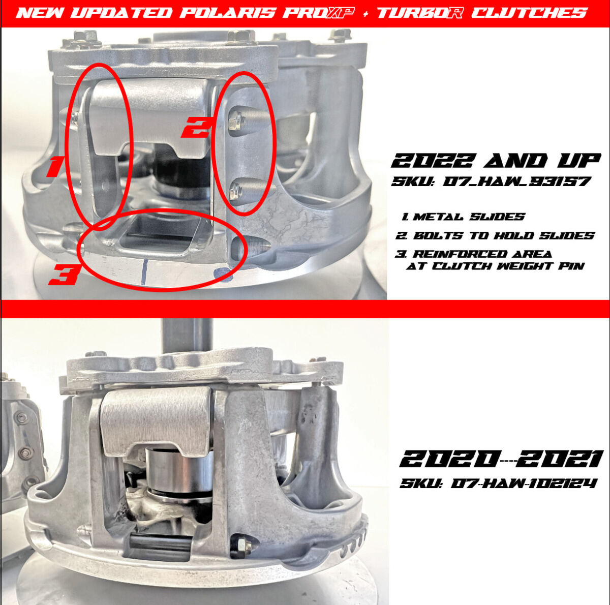 Bikeman Performance Pro XP/'21+ Turbo R Stage 2 Sniper Double Barrel Clutch Kit