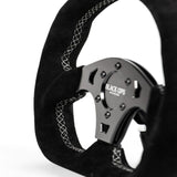 Black Ops Machine D-shaped Suede Steering Wheel