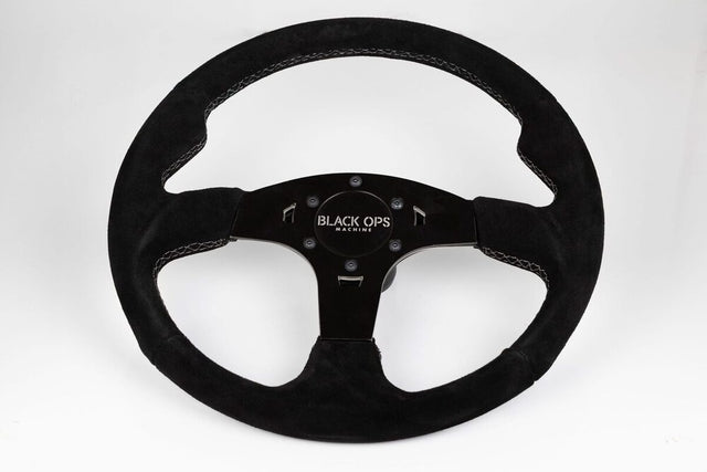 Black Ops Machine M16 Suede Steering Wheel