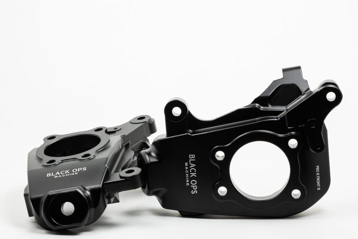 Black Ops Machine Polaris RZR Pro R/ Turbo R Front Knuckles