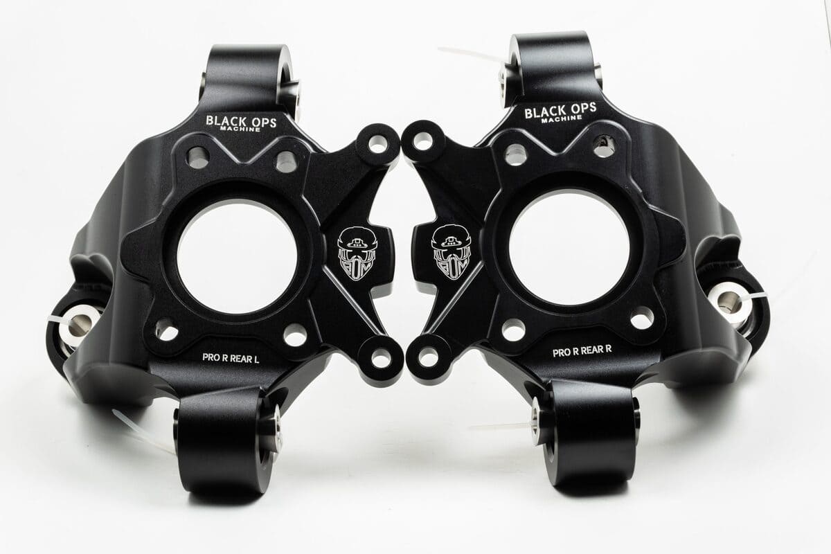 Black Ops Machine Polaris RZR Pro R/ Turbo R Rear Knuckles