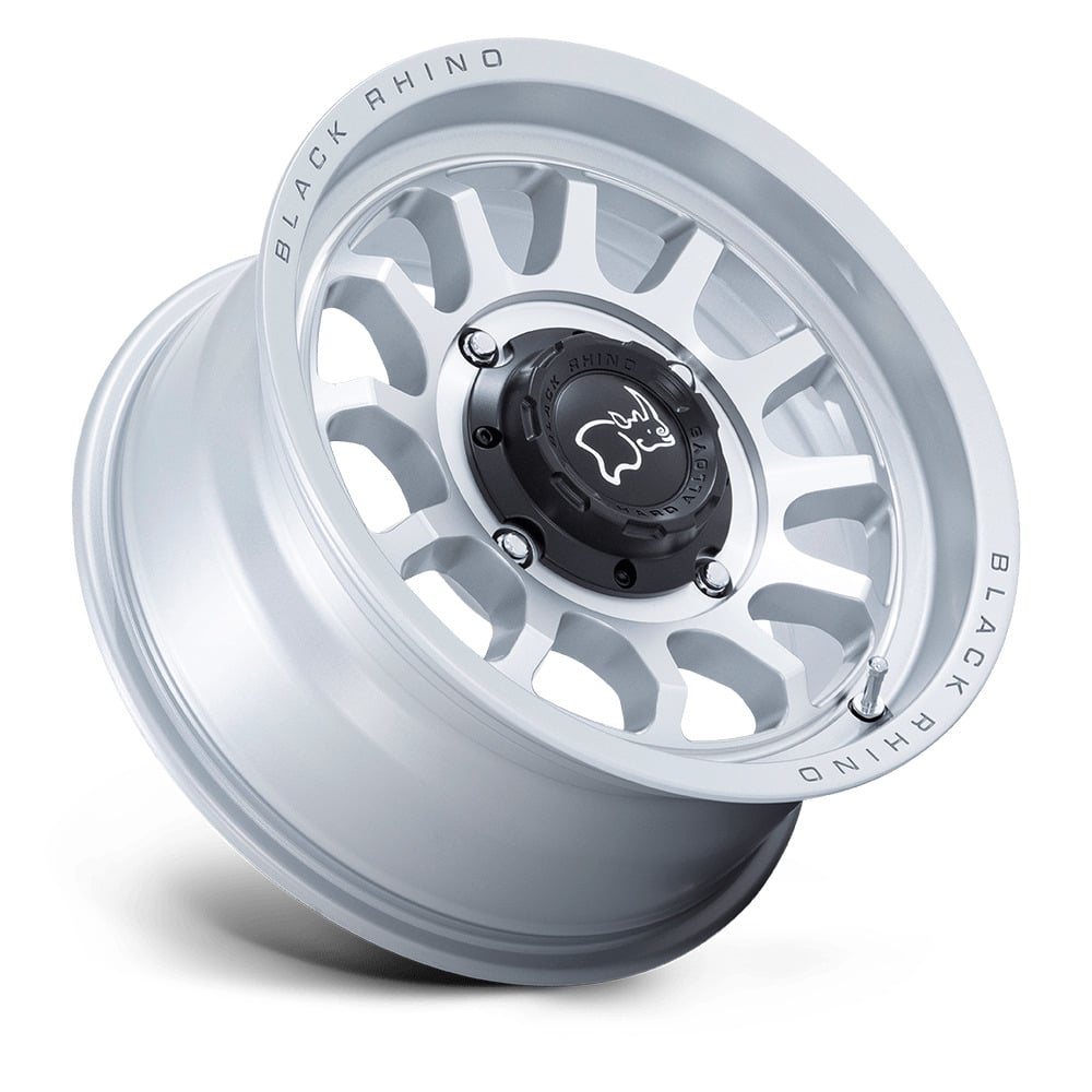 Black Rhino Rapid UTV Wheel - Hyper Silver With Machined Face