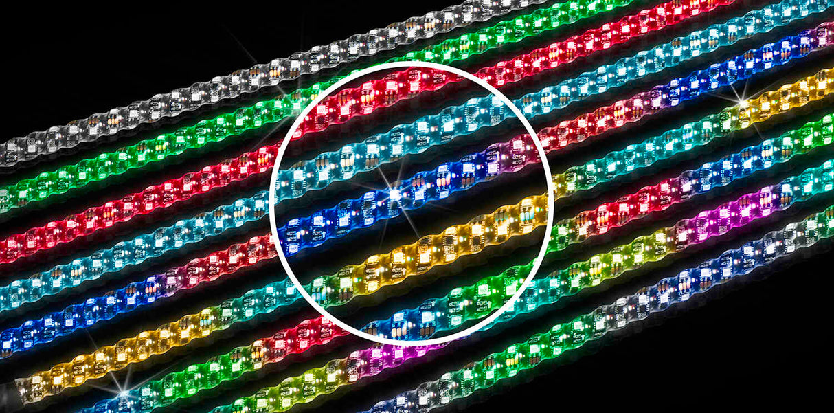 Boss Audio 24” Long Changing RGB LED Wrapped Whip