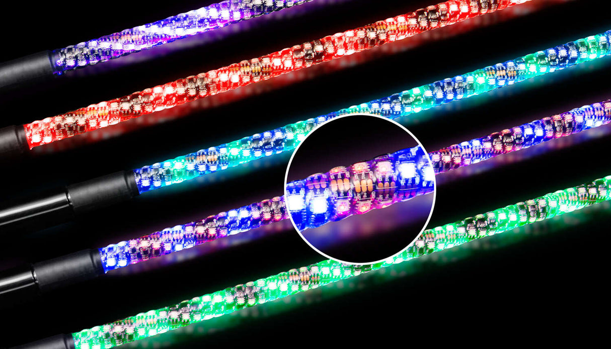 Boss Audio 48 Inch 360° RGB LED Wrapped Whip