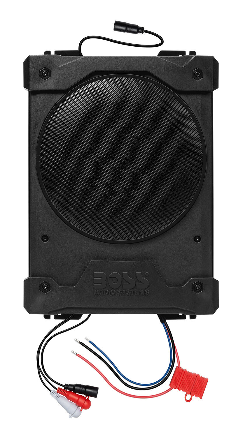 Boss Audio - 8" 800W Amplified Subwoofer System with Enclosure
