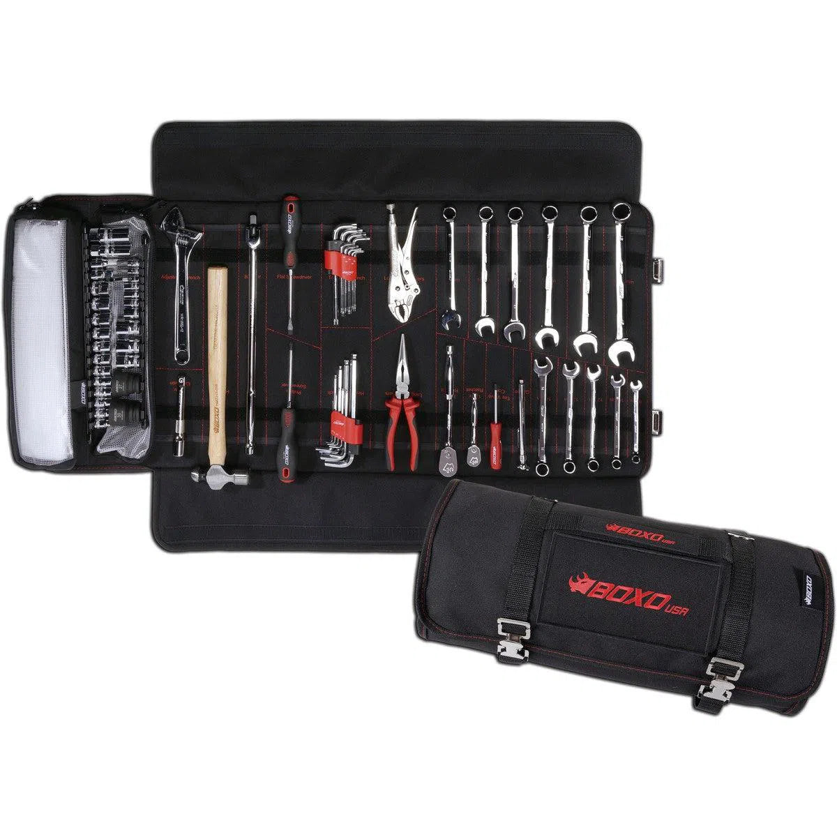 BoxoUSA 69-Piece Metric UTV Tool Roll