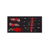 BoxoUSA Metric and SAE UTV 190-Piece Tool Set w/ 5 Drawer Hand Carry Tool Box