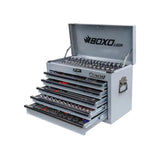 BoxoUSA Metric and SAE UTV Tool Set 258 Piece w/ 5 Drawer Hand Carry Tool Box Pro