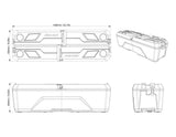 BRP '18-'27 Can-Am Defender LinQ 40 US Gal/ 150 L Cargo Bed Box