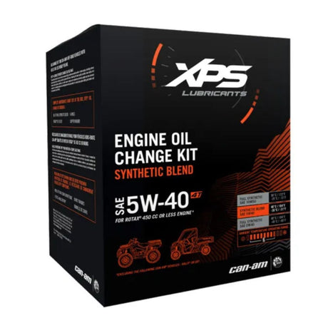 BRP '20-'21  Cam-Am Defender 4T 5W-40 Synthetic Blend Oil Change Kit For Rotax 450 CC Or Less Engine