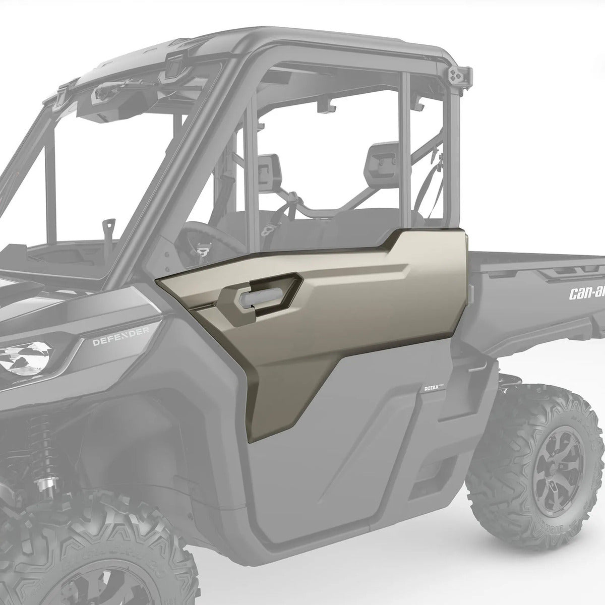 BRP '22-'24 Can-Am Defender Front Left Door Trim - Liquid Titanium