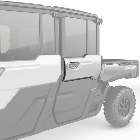 BRP '22-'26 Can-Am Defender Max Rear Left Door Trim - Hyper Silver