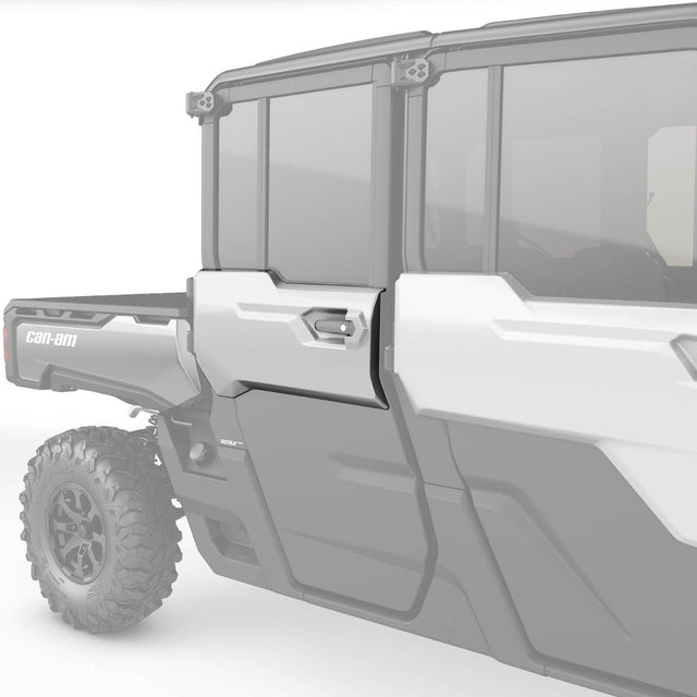 BRP '22-'26 Can-Am Defender Max Rear Right Door Trim - Hyper Silver