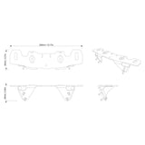 BRP '24-27 Can-Am Maverick R Max Front Bumper X RC Light Support