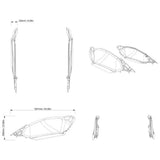 BRP '24-'27 Can-Am Maverick R Soft Upper Door Panels