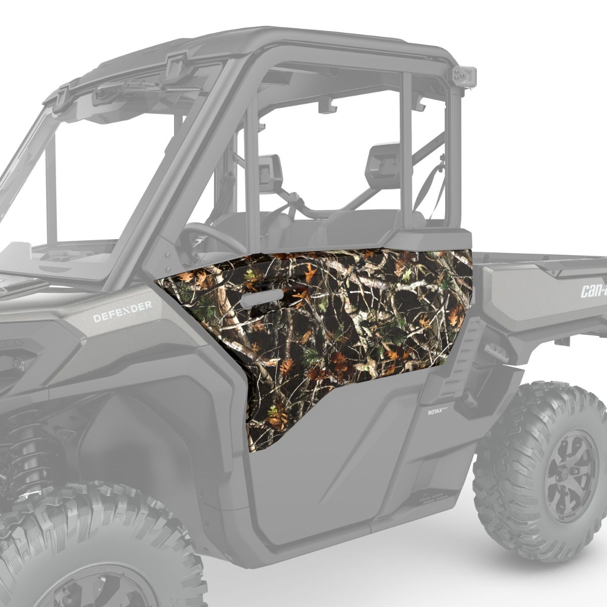 BRP '25-'27 Can-Am Defender Front Left Door Trim - Dark Wildland Camo