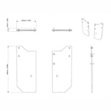 BRP '26-'27 Can-Am Defender Front Mudguards