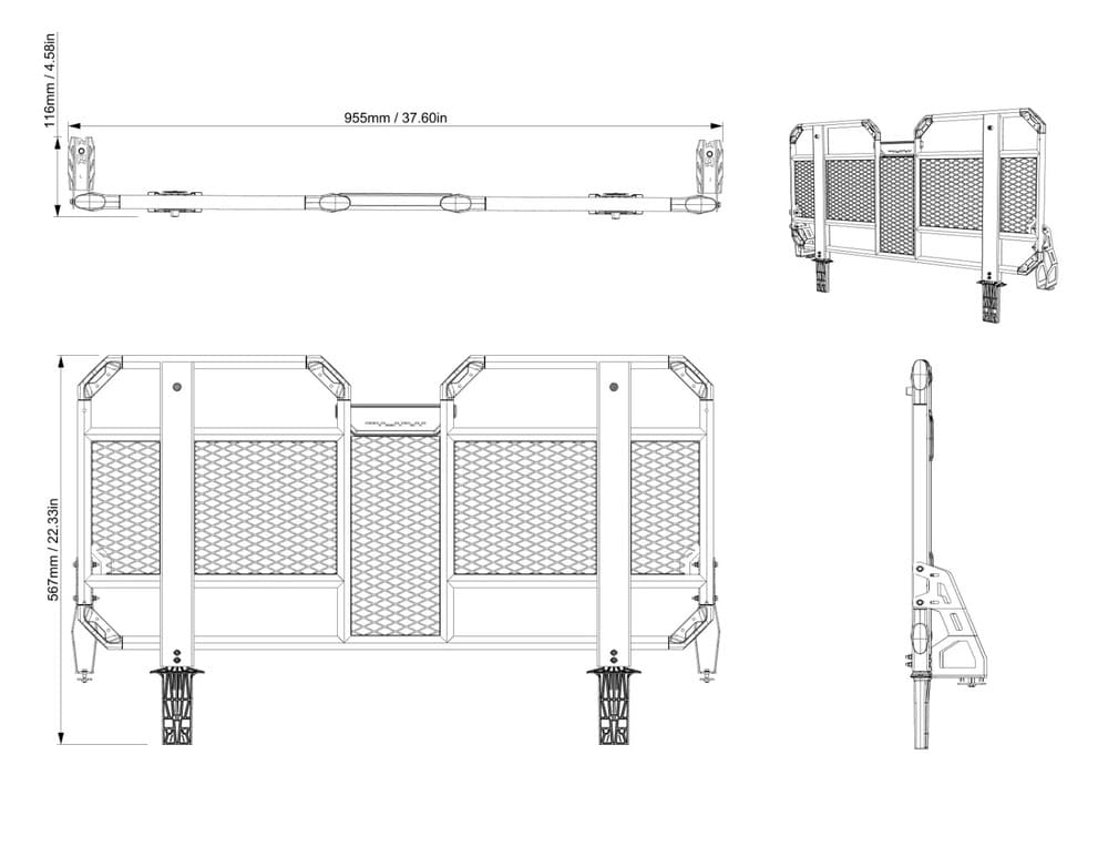 BRP '26-'27 Can-Am Defender Headache Rack