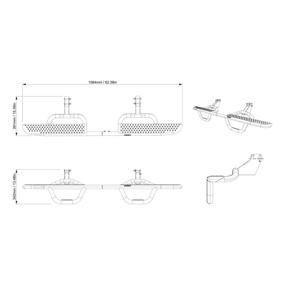 BRP '26-'27 Can-Am Defender Rear Bumper