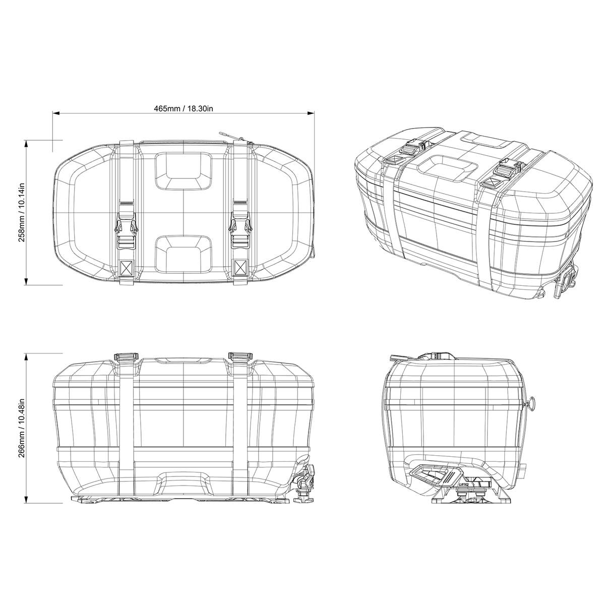 BRP Can-Am 4.5 US Gal/ 17 L LinQ Expandable Bag