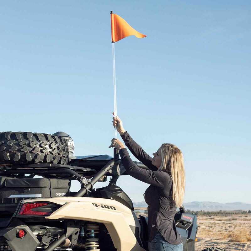 BRP Can-Am Adjustable Lighted Whip Flag