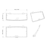 BRP Can-Am Defender Hard Coated Flip Windshield