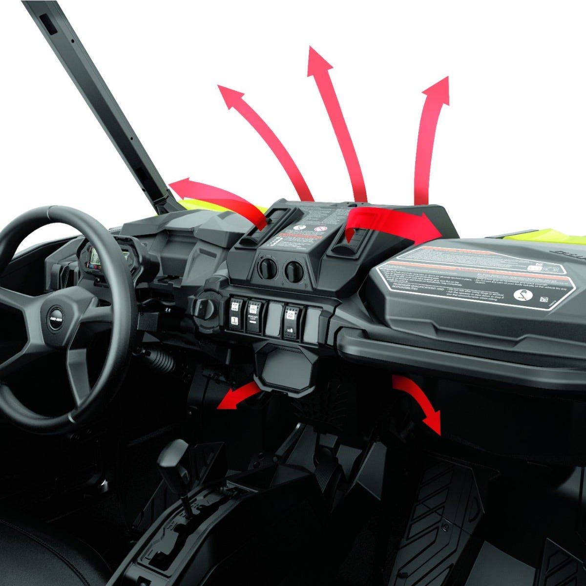 BRP Can-Am Defrost Heat & Ventilation System