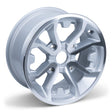 BRP Can-Am Front 14" x 7" Silver Aluminum Wheel