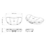 BRP Can-Am LinQ 16.6 US Gal/ 63 L Low Profile Box