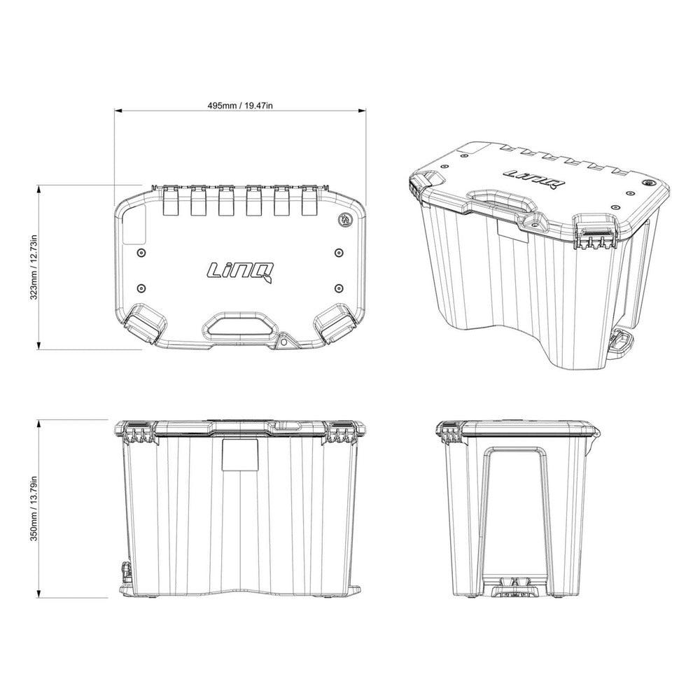 BRP Can-Am LinQ 7.8 US Gal/ 30 L Modular Cargo Box