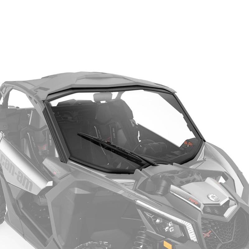 BRP Can-Am Maverick Glass Windshield with Wiper & Washer Kit