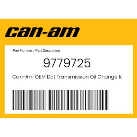 BRP Can-Am Maverick R DCT Transmission Oil Change Kit