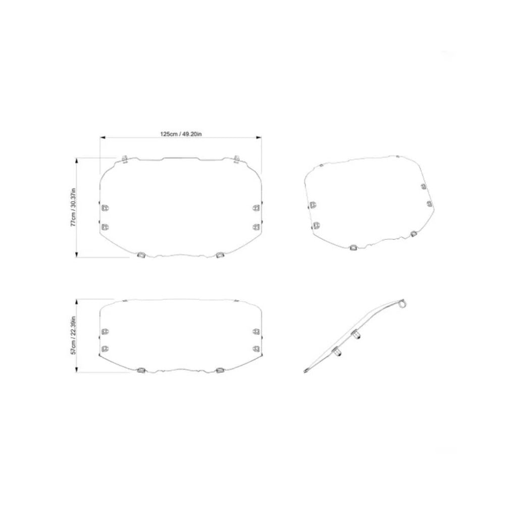 BRP Can-Am Maverick X3 Full Windshield