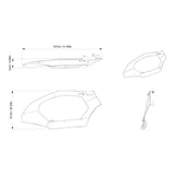 BRP Can-Am Maverick X3 MAX Upper Soft Door Panels