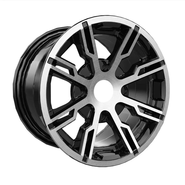 BRP Can-Am Rear Aluminum Black Machined Wheel 14" x 8.5"